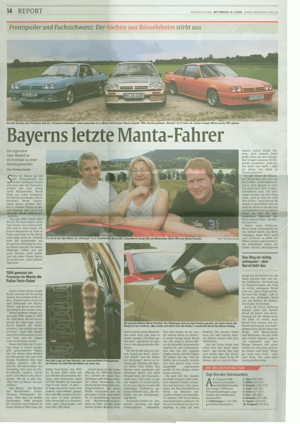 Manta – Garage Finsing » Bilder von Treffen, Presse, ect.